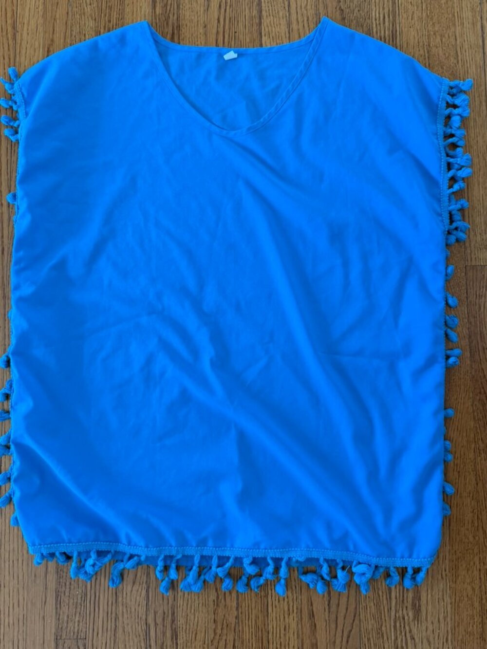 Blue Swim Coverup One Size